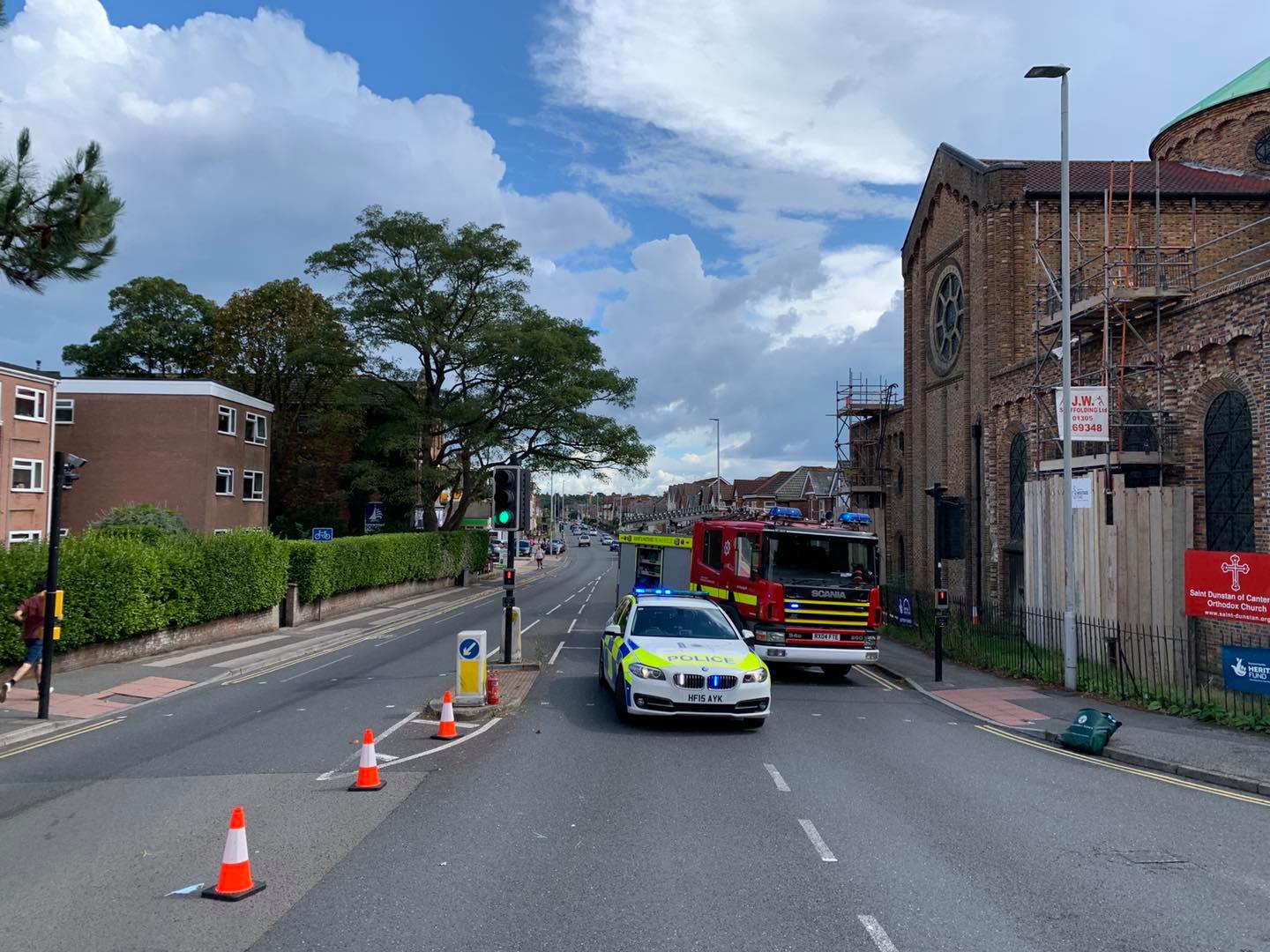 Motorbike And Car In Crash In Bournemouth Road Bournemouth Echo