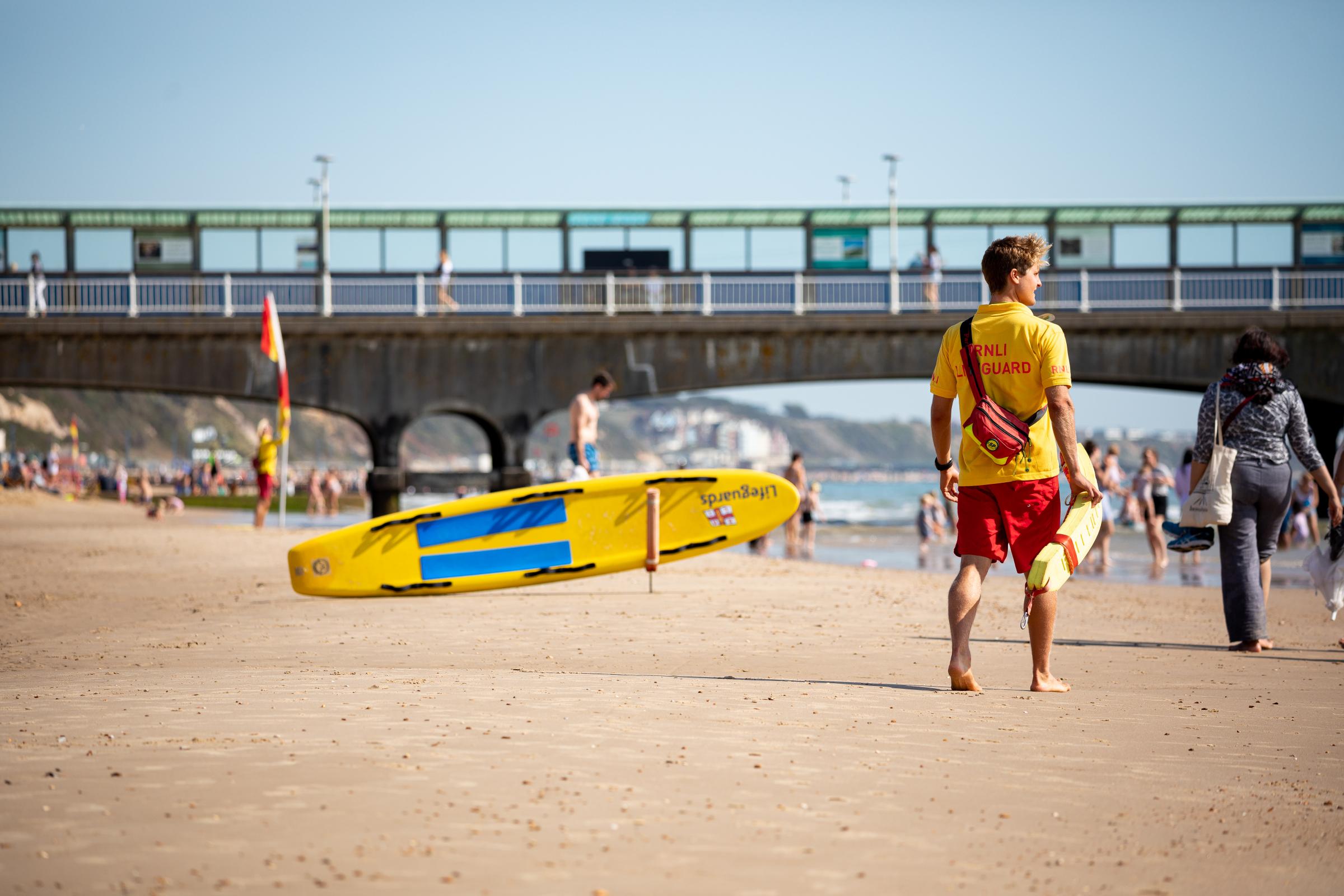 Rnli And Coastguards Launch Joint Beach Safety Campaign Bournemouth Echo