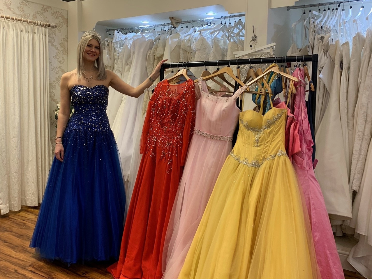 second hand prom dresses near me