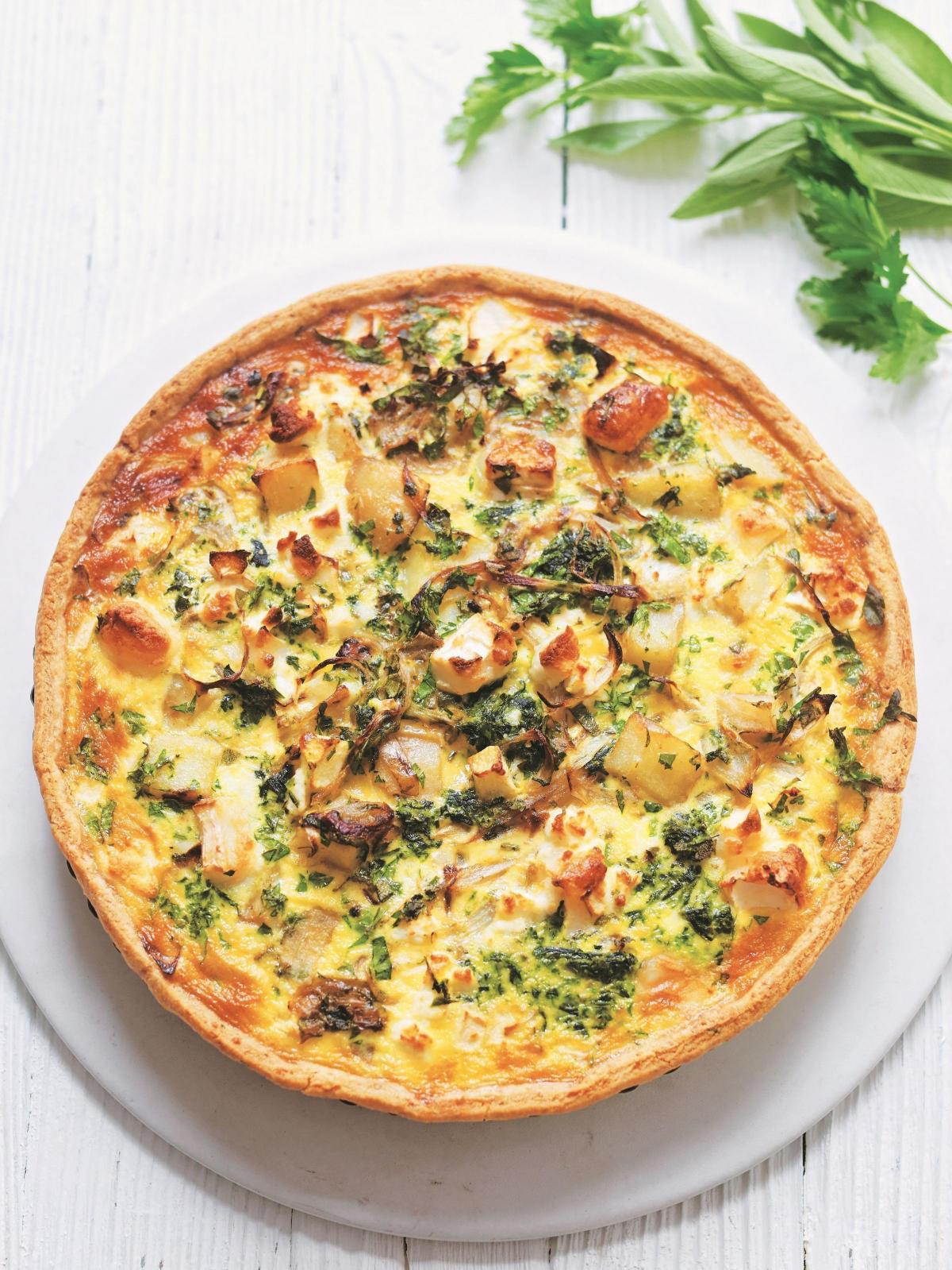 Recipe Goats Cheese And Spinach Quiche From The National - 