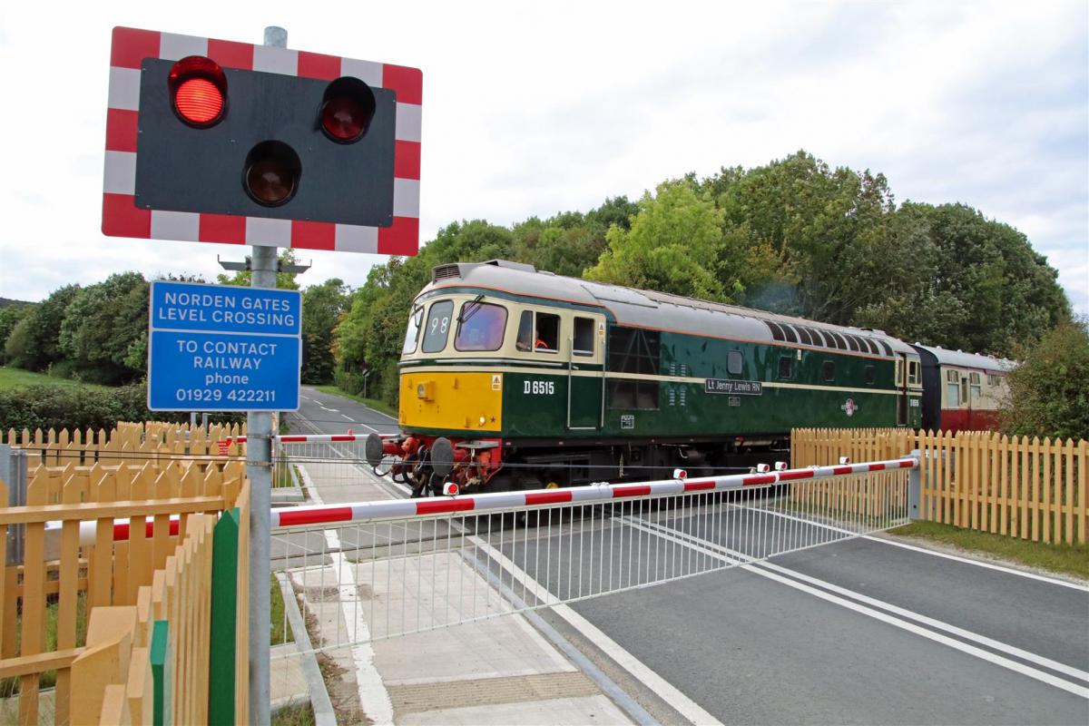 New Level Crossing Officially Opened At Norden Gates Bournemouth Echo