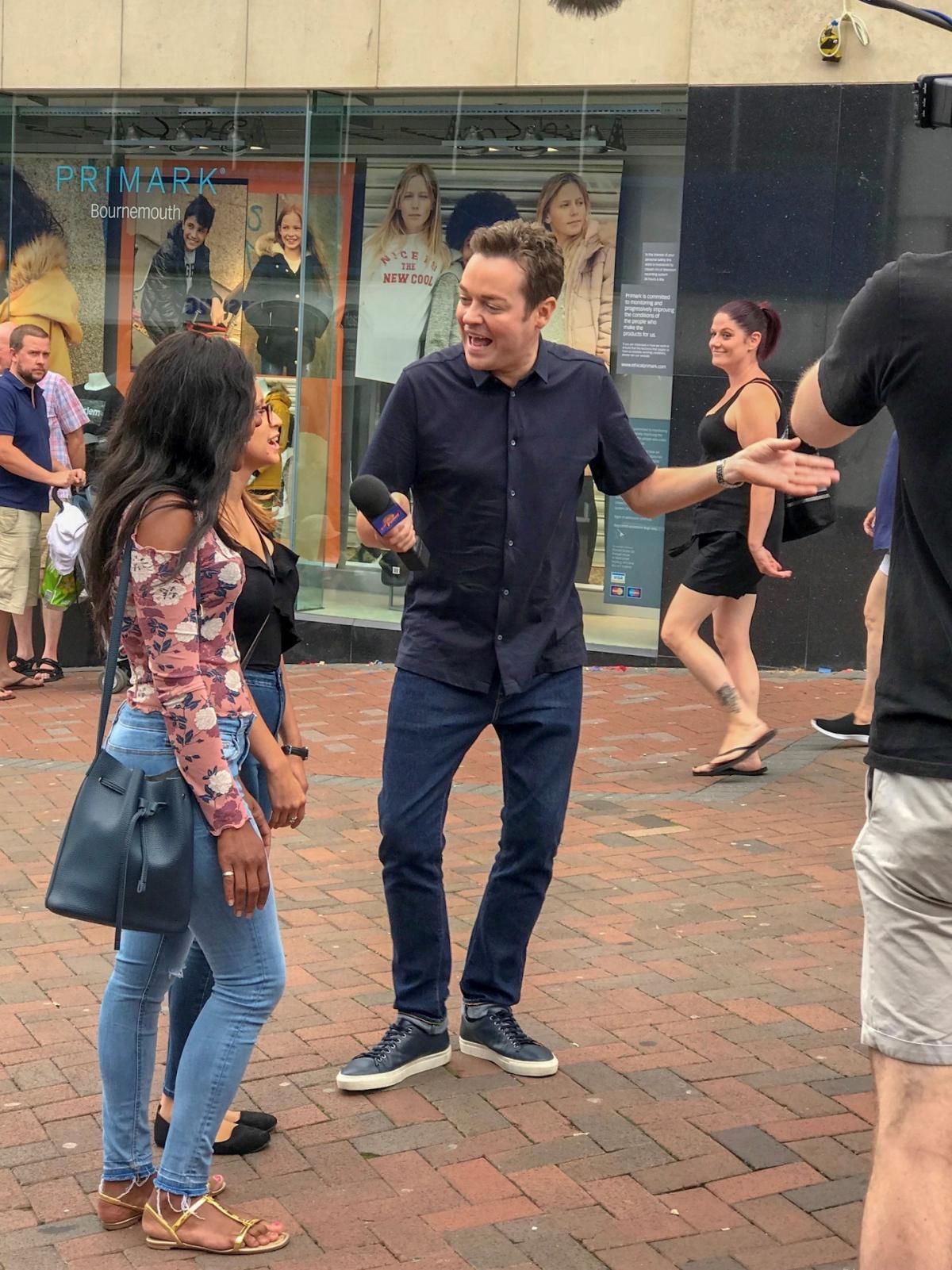 Stephen Mulhern Spotted Filming In For A Penny In Bournemouth Bournemouth Echo