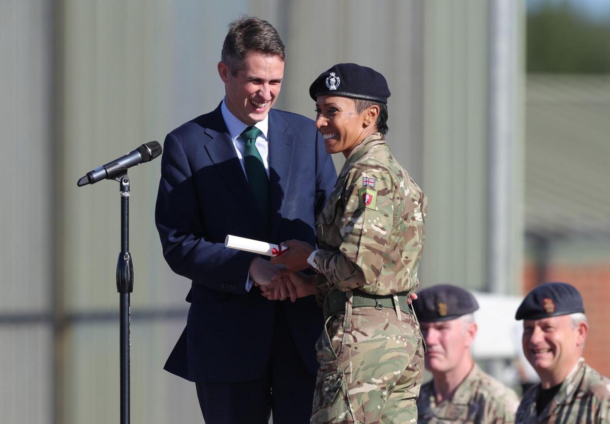Dame Kelly Holmes Visited Bovington For The Event Bournemouth Echo